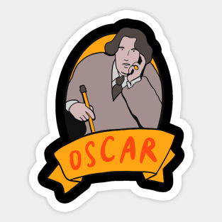 Oscar Wilde Sticker
